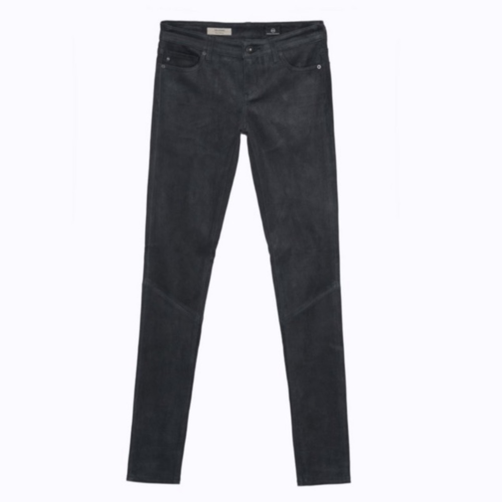 Adriano Goldschmied AG Genuine Suede Skinny Jeans